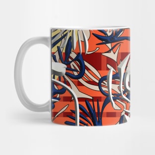 Geometric modern Boho abstract mid century stripes minimalist 173 Pattern Mug